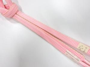 未使用品　正絹　手組帯締め